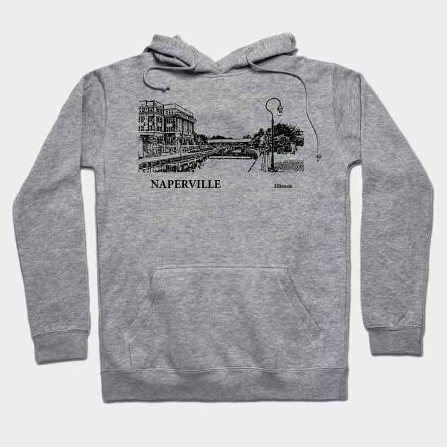 Naperville - Illinois Hoodie by Lakeric
